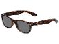 Lunettes de soleil écaille de tortue avec verres foncés