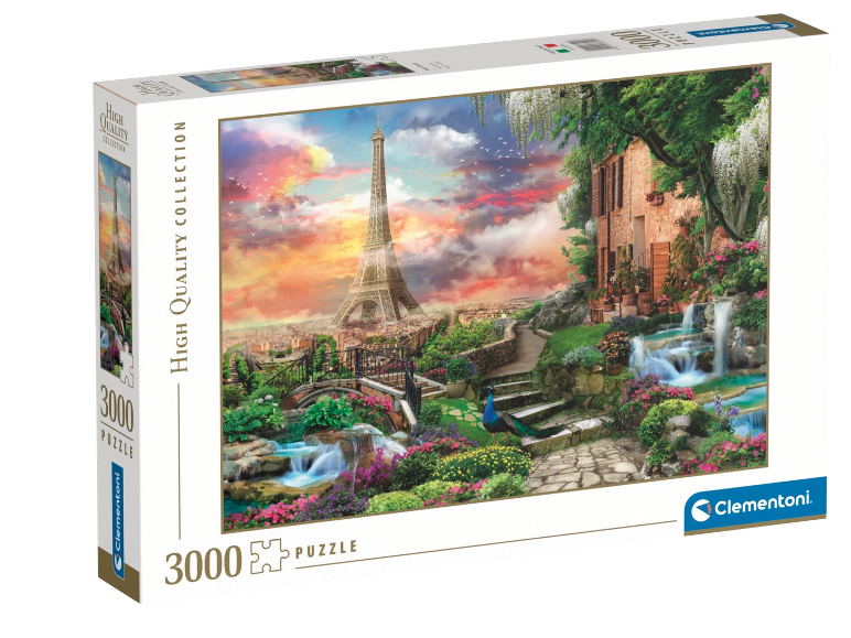 Puzzle de 3000 pièces représentant un magnifique paysage de la Tour Eiffel à Paris