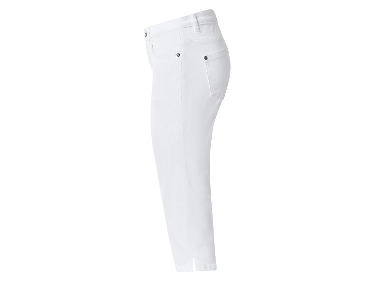 Pantalon blanc femme, vue latérale