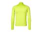 Maillot de sport jaune fluo à manches longues, dos