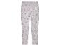 Leggings gris à motifs noeuds et lunes.