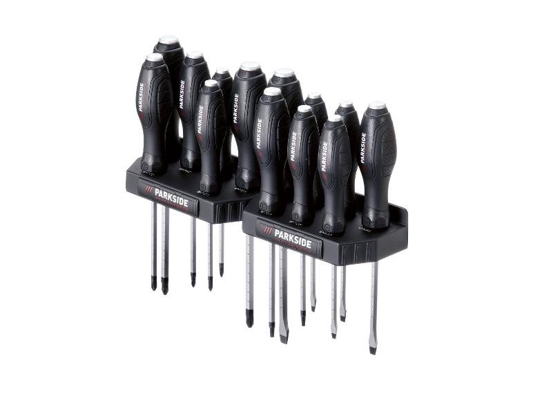 Ensemble de tournevis Parkside Performance : jeu complet d'embouts.