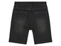 Short en jean noir, vue arrière.