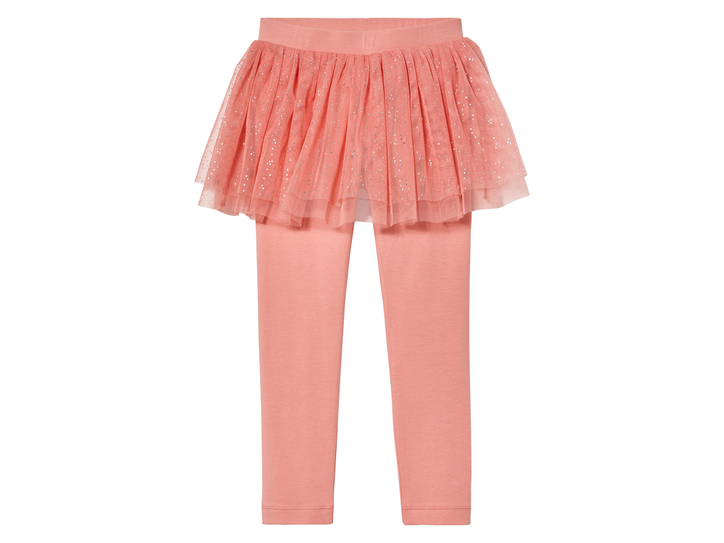 lupilu® Jupe en tulle avec legging petite fille (2-4 ans, corail)