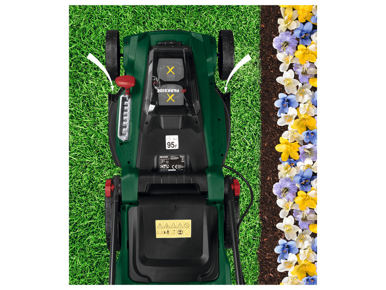 Aller en mode plein écran : PARKSIDE® Tondeuse à gazon sans fil PRMA 40-Li C1, 40 V - Image 9