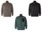 Trois vestes en polaire différentes avec fermeture éclair.