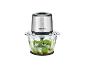 Un robot de cuisine SilverCrest avec du basilic, du fromage et des haricots.