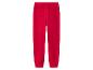 Pantalon rouge pour enfant avec taille élastique et chevilles resserrées