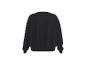 Sweat-shirt noir uni pour homme, vue de dos