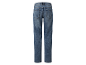Jeans droits en denim bleu clair.