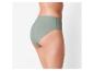 Culottes taille mi-haute, couleur vert-gris.