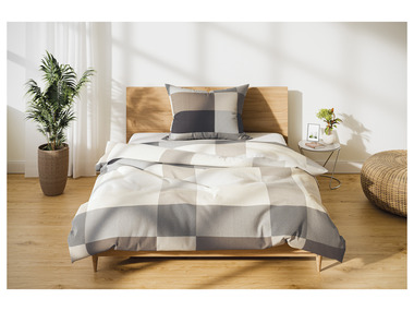 LIVARNO home Parure de lit en flanelle, 140 x 200 cm