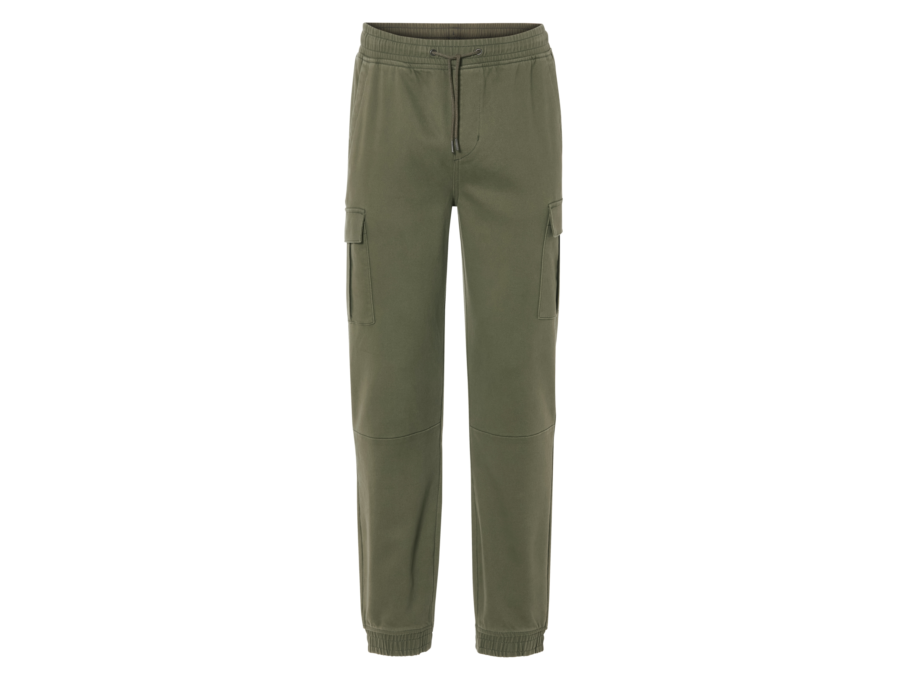 LIVERGY® Pantalon cargo molletonné homme (S, kaki)