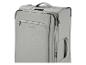 Valise Esmaro grise avec fermeture éclair et serrure TSA