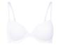 Soutien-gorge blanc simple, sans marque apparente.