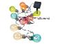 Guirlande lumineuse LED solaire colorée avec plusieurs ampoules