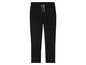 Pantalon noir avec élastique à la taille.