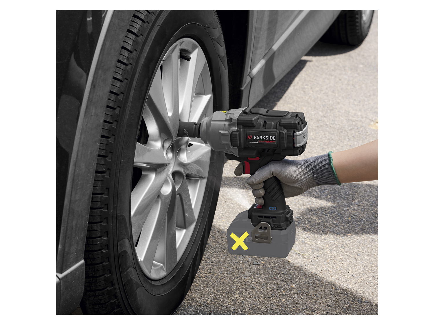 Parkside impact wrench 1356 nm passp online 20 li a1