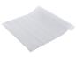 Tapis antidérapant blanc texturé pour tiroirs et étagères, partiellement roulé
