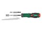 Ensemble d'outils avec tournevis, embouts et scie