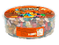 Halloween Spooky Jelly Mix, un seau de bonbons gélifiés aux fruits et de sucreries mousseuses.