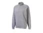 Sweat-shirt gris zippé avec poche kangourou.