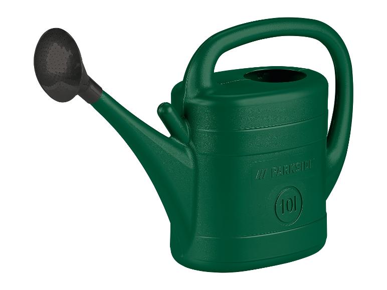 Arrosoir vert Parkside d'une capacité de 10 litres.