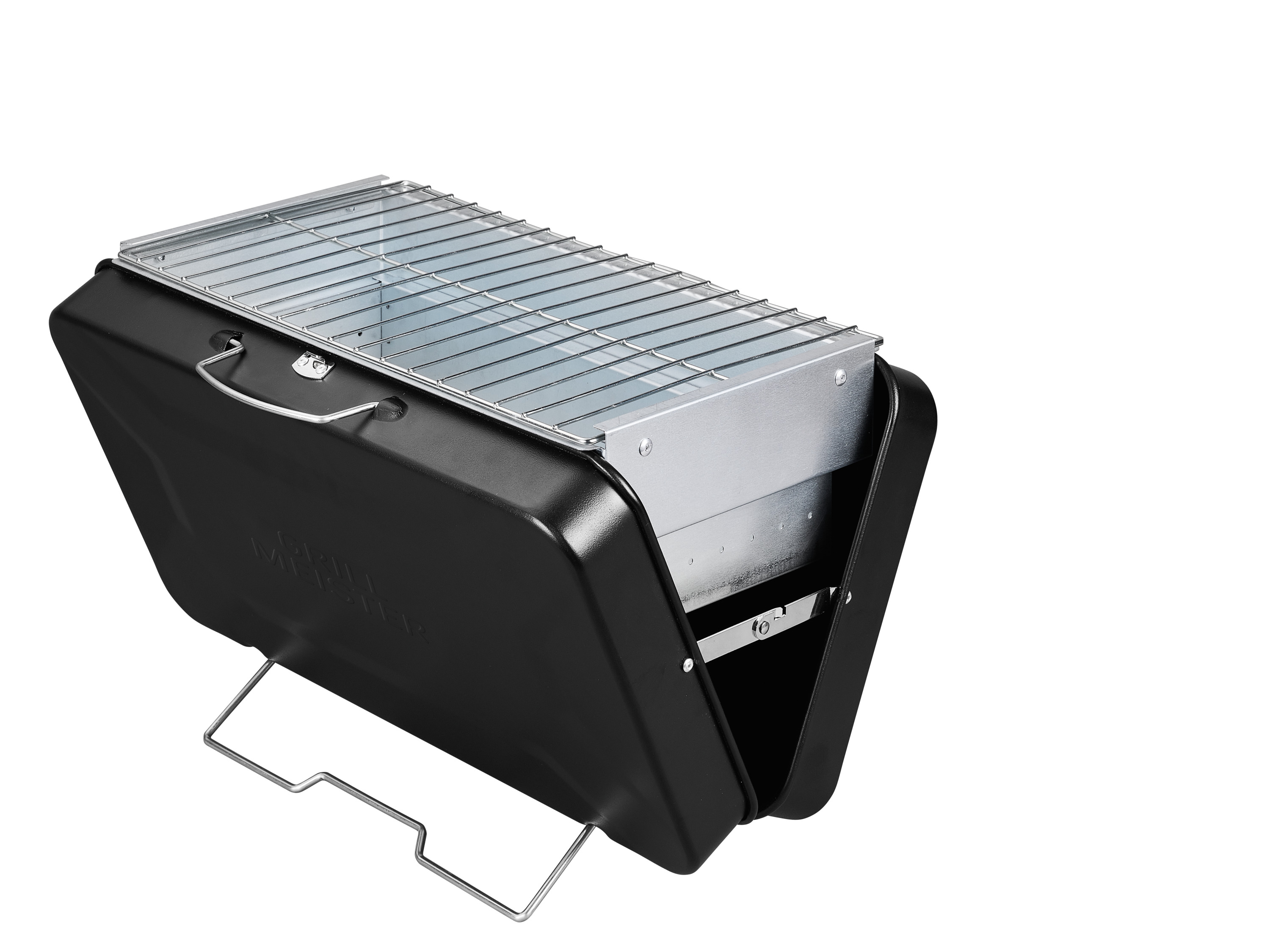 GRILLMEISTER Barbecue valise au charbon de bois