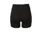 Short de sport noir taille haute pour femme.