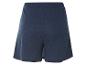 Shorts en tissu côtelé bleu marine.