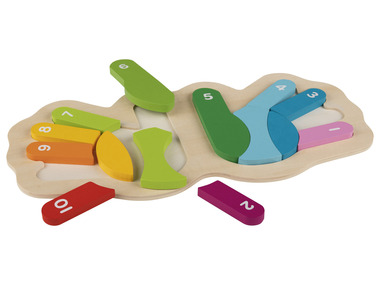 Playtive Jeu d'encastrement mains / Blocs Montessori
