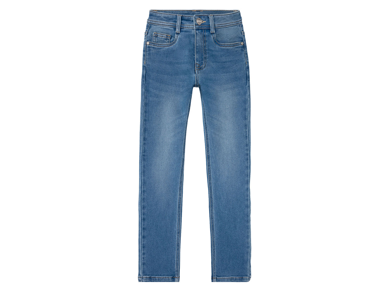 pepperts!® Pantalon molletonné skinny look denim enfant (bleu)