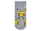 Chaussettes grises avec Pikachu, motif Pokémon.