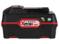 Batterie Parkside X20V Team avec indicateur de charge.