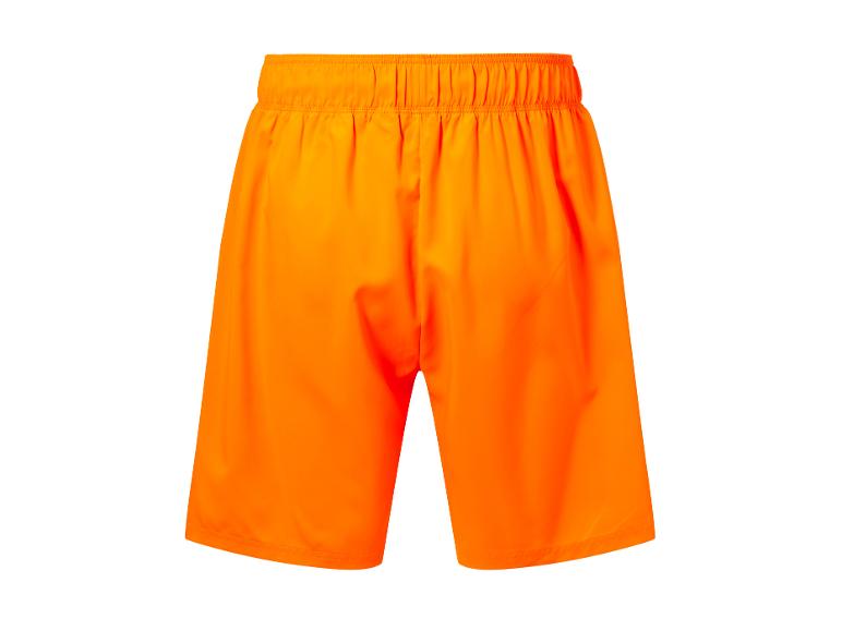 Shorts de bain orange vif.