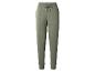 Pantalon de jogging vert kaki avec cordon de serrage et poignets côtelés.