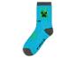 Chaussettes Minecraft bleues avec Creeper.