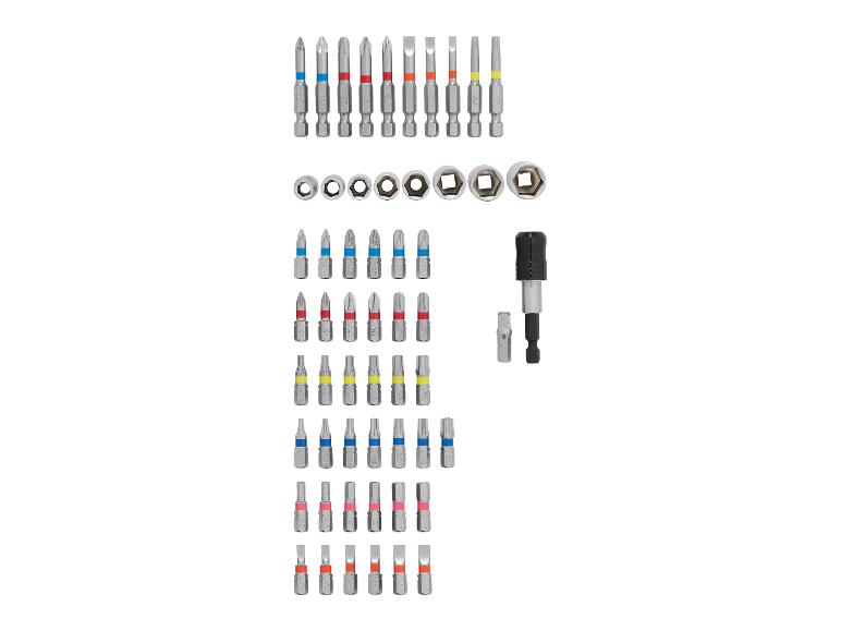 Jeu d'embouts de tournevis et de douilles Wiha, avec code couleur