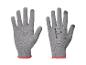 Deux gants de travail gris Parkside, taille 8.