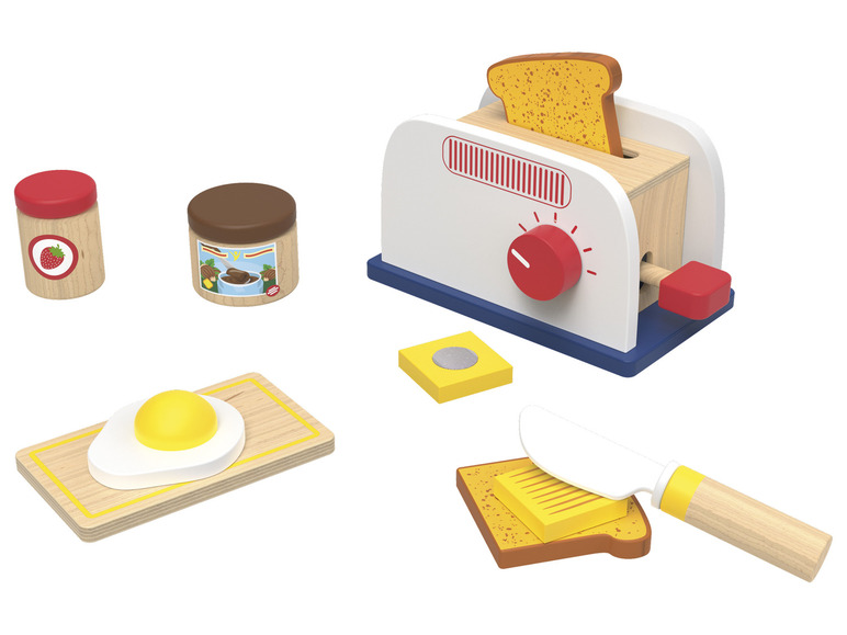 Aller en mode plein écran : Playtive Accessoires de cuisine en bois au design rétro - Image 17