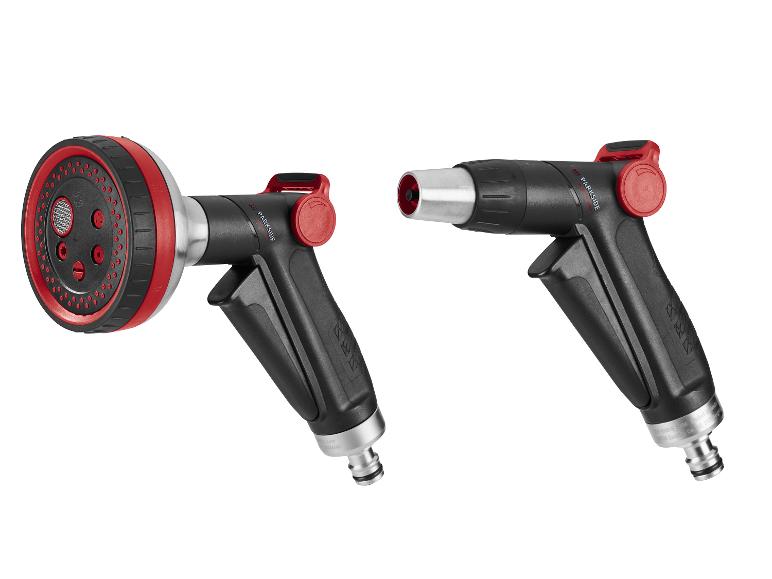 Pistolets d'arrosage PARKSIDE en noir et rouge