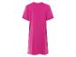 Robe t-shirt rose fuchsia.