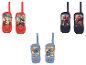 Ensembles de talkie-walkies pour enfants avec motifs Pat' Patrouille, Spider-Man et Stitch.