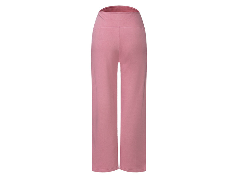 Pantalon rose à jambes larges