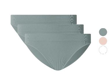 ESMARA® Lot de 3 culottes côtelées femme