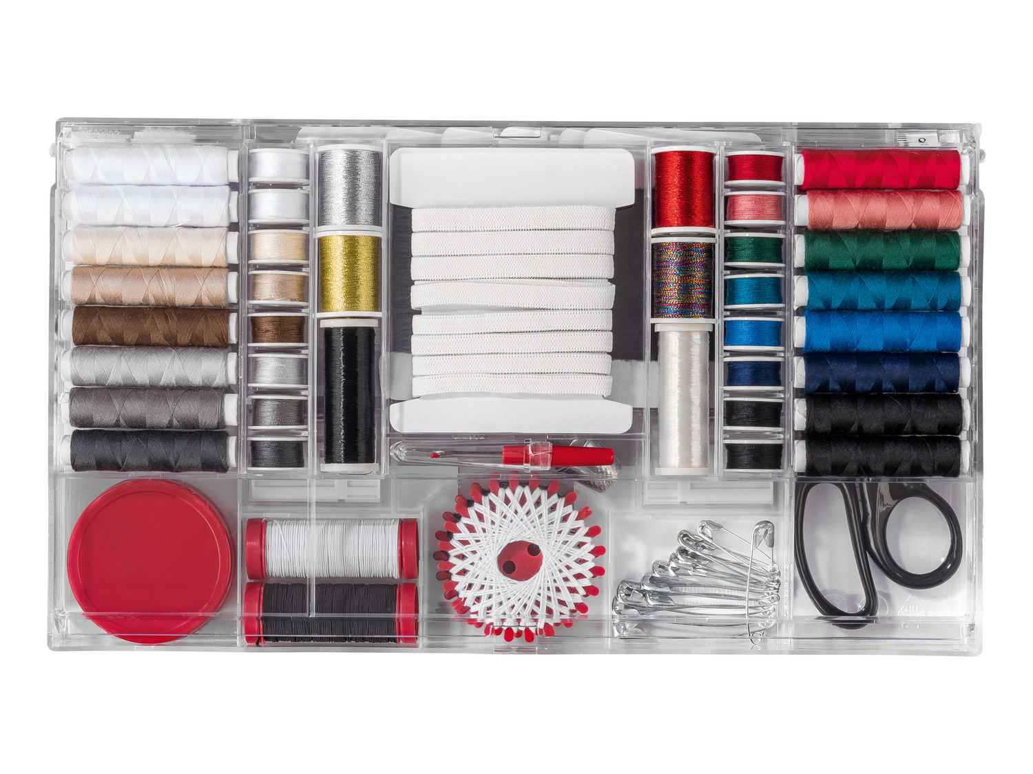 AUERVO Kit De Couture De Voyage, Plus De 70 Fournitures De Qualité Supérieure, Mini Kit De Couture Pour La Maison, Les Voyages Et Les Urgences, Rempli D'aiguilles De Réparation