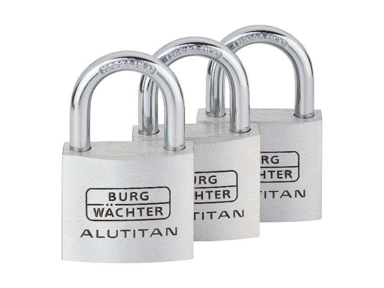Lot de 3 cadenas BURG WÄCHTER TRIO 770 40 SB.