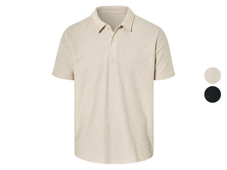 Polo à manches courtes beige.