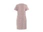 Robe femme à manches courtes avec motif à pois, vue arrière.