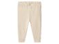 Legging bébé beige clair avec taille élastique
